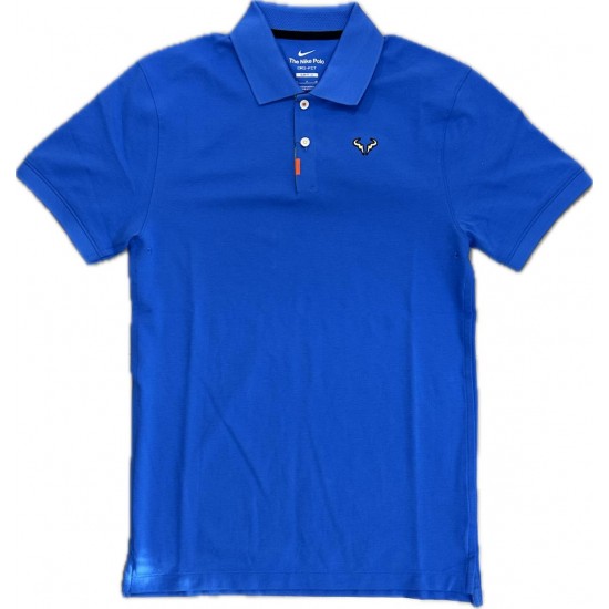 CAMISA NIKE POLO RAFA - AZUL/LIMA